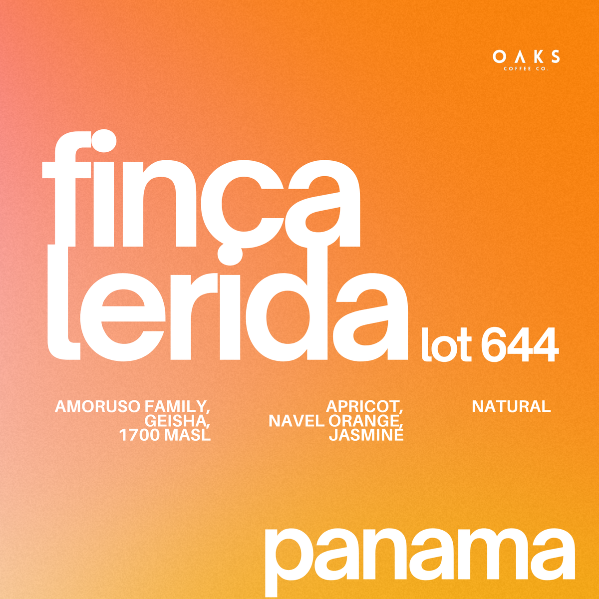 Finca Lerida Lot 644, Panama | 100gm