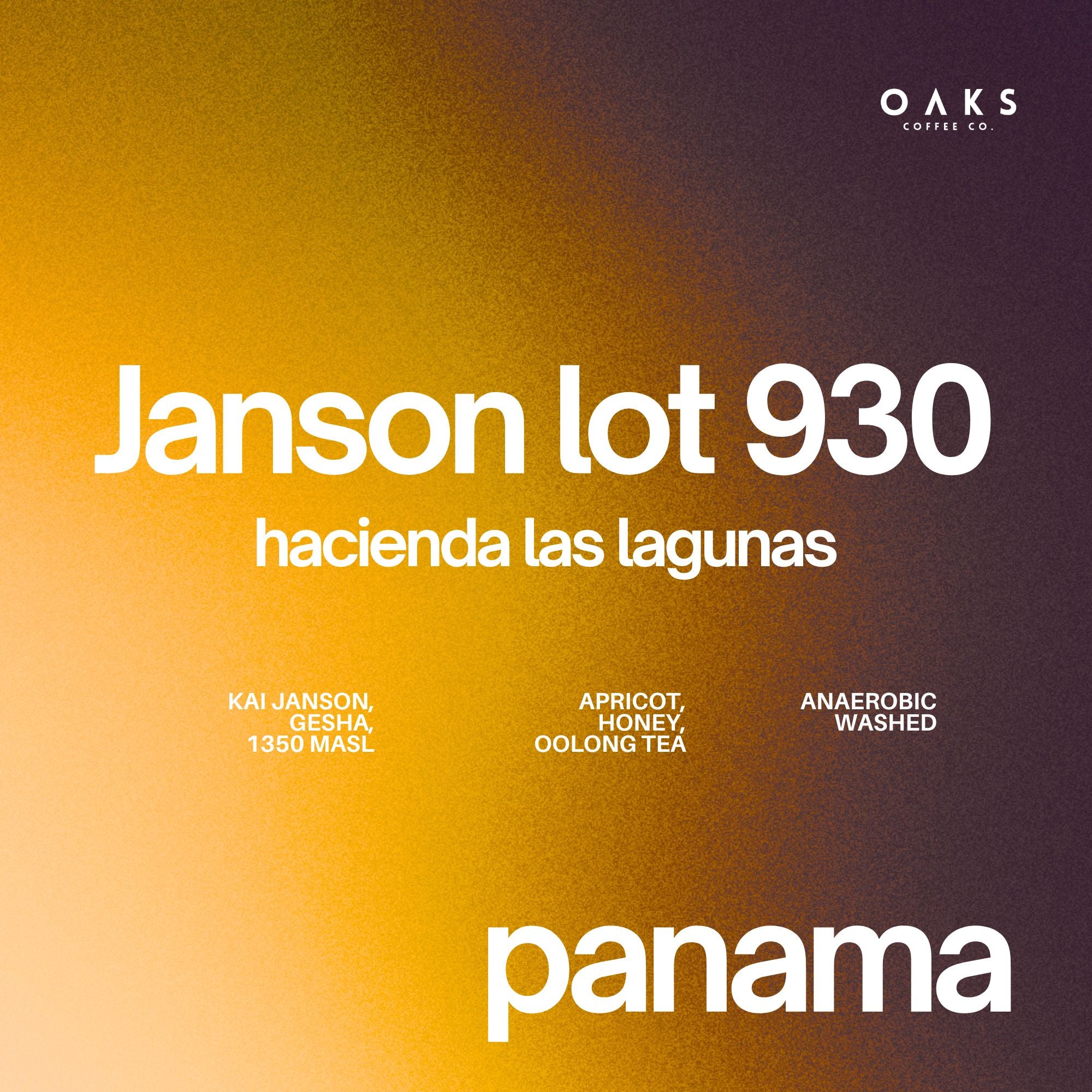 Janson Lot 930, Panama | 100gm